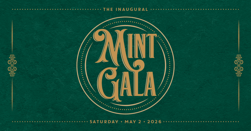 Logo that says "The Inaugural Mint Gala", Saturday May 2nd 2026
