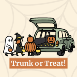 trunk or treat illustration